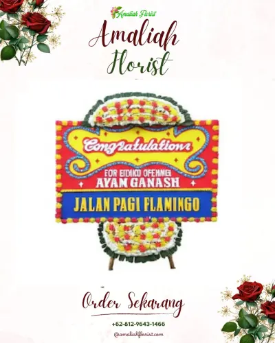 Bunga Papan Congratulation di Rumah Duka Summarecon Bekasi